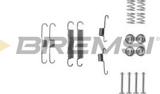 Bremsi SK0012 - Accessory Kit, brake shoes autospares.lv