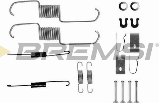 Bremsi SK0743 - Accessory Kit, brake shoes autospares.lv