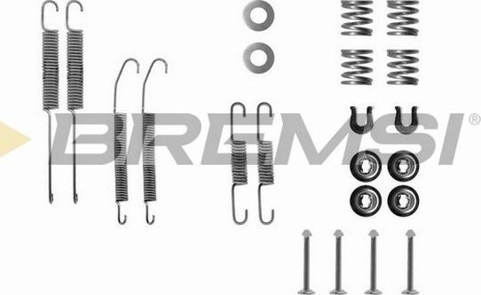 Bremsi SK0718 - Accessory Kit, brake shoes autospares.lv