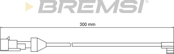 Bremsi WI0902 - Warning Contact, brake pad wear autospares.lv