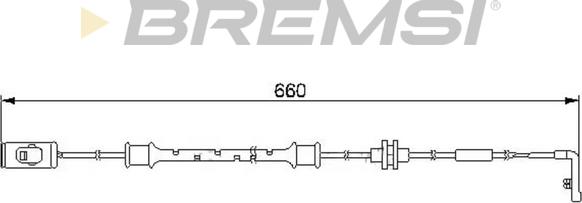 Bremsi WI0559 - Warning Contact, brake pad wear autospares.lv