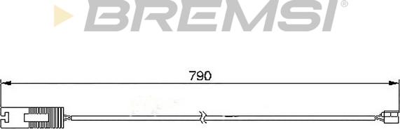 Bremsi WI0514 - Warning Contact, brake pad wear autospares.lv