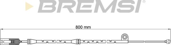 Bremsi WI0584 - Warning Contact, brake pad wear autospares.lv