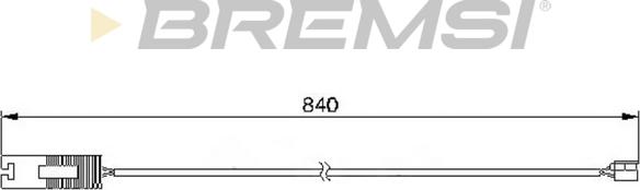 Bremsi WI0535 - Warning Contact, brake pad wear autospares.lv