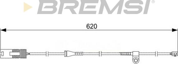 Bremsi WI0531 - Warning Contact, brake pad wear autospares.lv