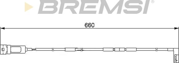 Bremsi WI0521 - Warning Contact, brake pad wear autospares.lv