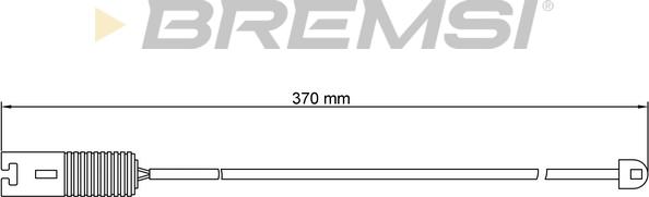 Bremsi WI0528 - Warning Contact, brake pad wear autospares.lv