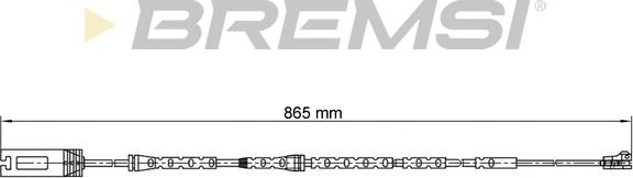 Bremsi WI0694 - Warning Contact, brake pad wear autospares.lv