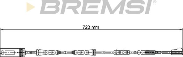 Bremsi WI0690 - Warning Contact, brake pad wear autospares.lv