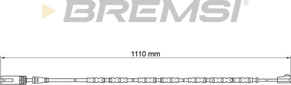 Bremsi WI0691 - Warning Contact, brake pad wear autospares.lv