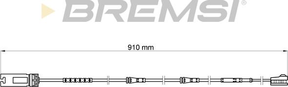 Bremsi WI0698 - Warning Contact, brake pad wear autospares.lv