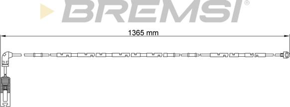 Bremsi WI0649 - Warning Contact, brake pad wear autospares.lv