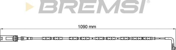 Bremsi WI0613 - Warning Contact, brake pad wear autospares.lv