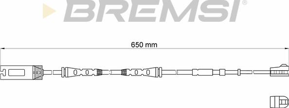 Bremsi WI0689 - Warning Contact, brake pad wear autospares.lv