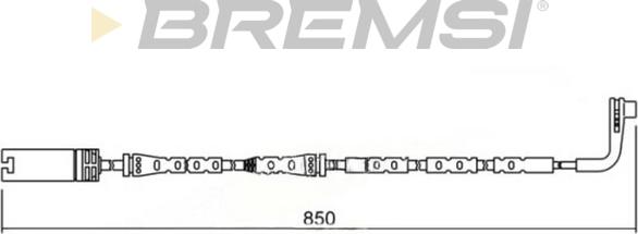 Bremsi WI0635 - Warning Contact, brake pad wear autospares.lv