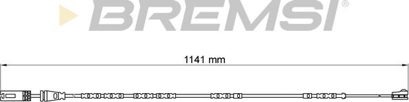 Bremsi WI0676 - Warning Contact, brake pad wear autospares.lv