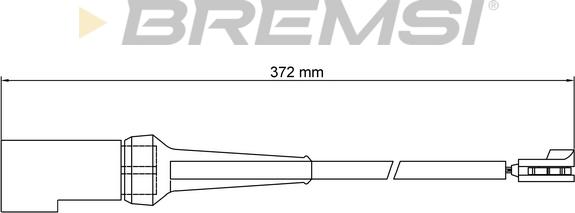 Bremsi WI0799 - Warning Contact, brake pad wear autospares.lv