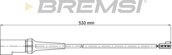 Bremsi WI0798 - Warning Contact, brake pad wear autospares.lv