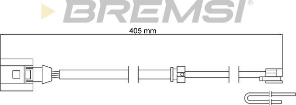 Bremsi WI0793 - Warning Contact, brake pad wear autospares.lv