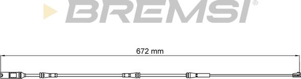 Bremsi WI0751 - Warning Contact, brake pad wear autospares.lv