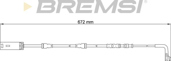 Bremsi WI0717 - Warning Contact, brake pad wear autospares.lv