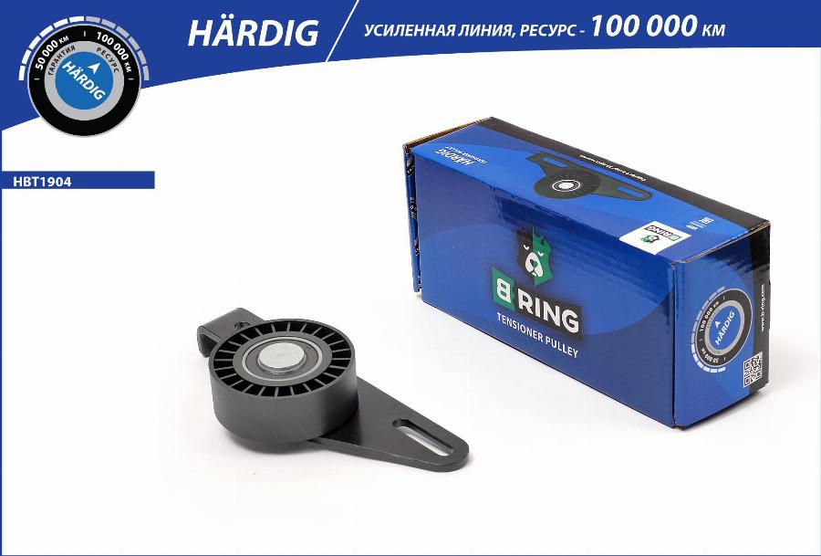 B-RING HBT1904 - Belt Tensioner, v-ribbed belt autospares.lv