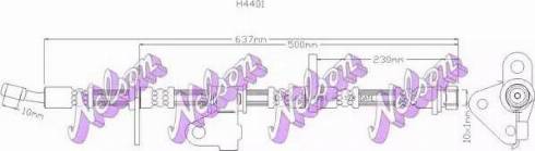 Brovex-Nelson H4401 - Brake Hose autospares.lv