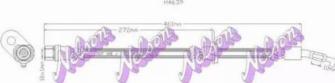 Brovex-Nelson H4639 - Brake Hose autospares.lv