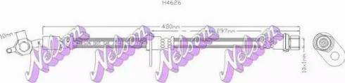 Brovex-Nelson H4626 - Brake Hose autospares.lv