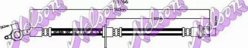 Brovex-Nelson H5766 - Brake Hose autospares.lv