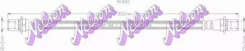 Brovex-Nelson H1481 - Brake Hose autospares.lv