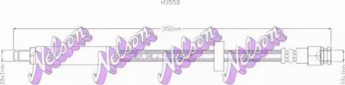 Brovex-Nelson H3558 - Brake Hose autospares.lv