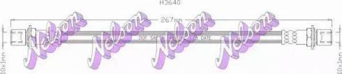 Brovex-Nelson H3640 - Brake Hose autospares.lv