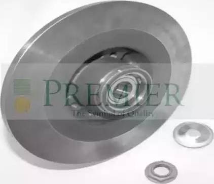 BRT Bearings PWK0673 - Brake Disc autospares.lv