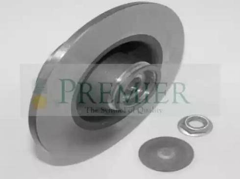 BRT Bearings PWK0837 - Brake Disc autospares.lv