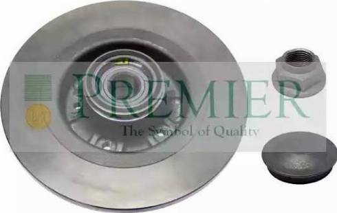 BRT Bearings PWK0742 - Brake Disc autospares.lv