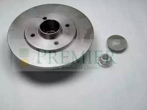 BRT Bearings PWK1768 - Brake Disc autospares.lv