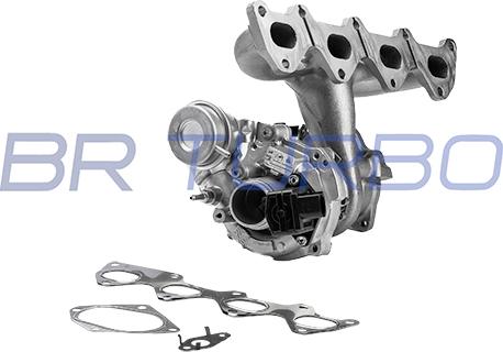 BR Turbo 53039880459RSG - Charger, charging system autospares.lv