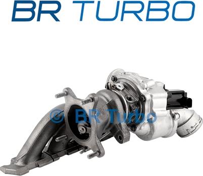 BR Turbo 53039880136RS - Charger, charging system autospares.lv