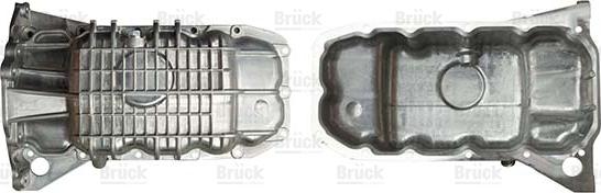 BRÜCK GERMANY 98MM6675AB - Oil sump autospares.lv