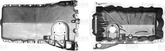 BRÜCK GERMANY 038103603M - Oil sump autospares.lv