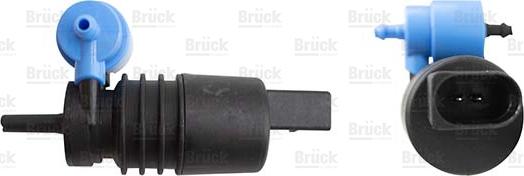 BRÜCK GERMANY 1J6955651 - Wiper Motor autospares.lv