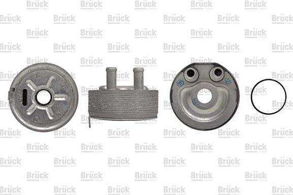 BRÜCK GERMANY 213055M301 - Cooling Bin, oil cooler autospares.lv