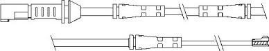 BSF 09055 - Warning Contact, brake pad wear autospares.lv