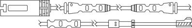 BSF 09057 - Warning Contact, brake pad wear autospares.lv