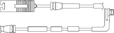 BSF 09039 - Warning Contact, brake pad wear autospares.lv