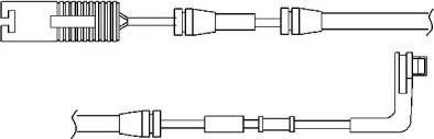 BSF 09029 - Warning Contact, brake pad wear autospares.lv