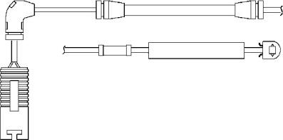 BSF 09020 - Warning Contact, brake pad wear autospares.lv