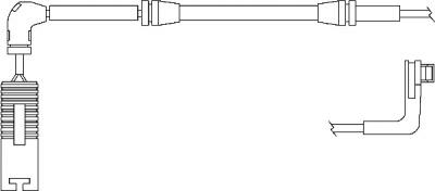 BSF 09027 - Warning Contact, brake pad wear autospares.lv