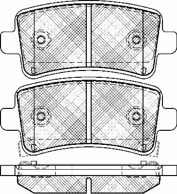 BSF 10958 - Brake Pad Set, disc brake autospares.lv